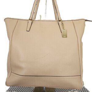 Coach City North South Leather Tote Bag Purse